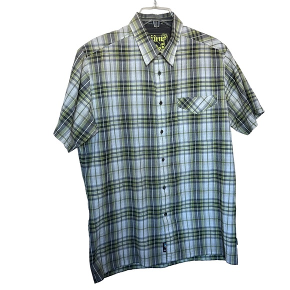Kuhl Size Medium Mens Short Sleeve Gauzy Button Front Shirt - Picture 2 of 13